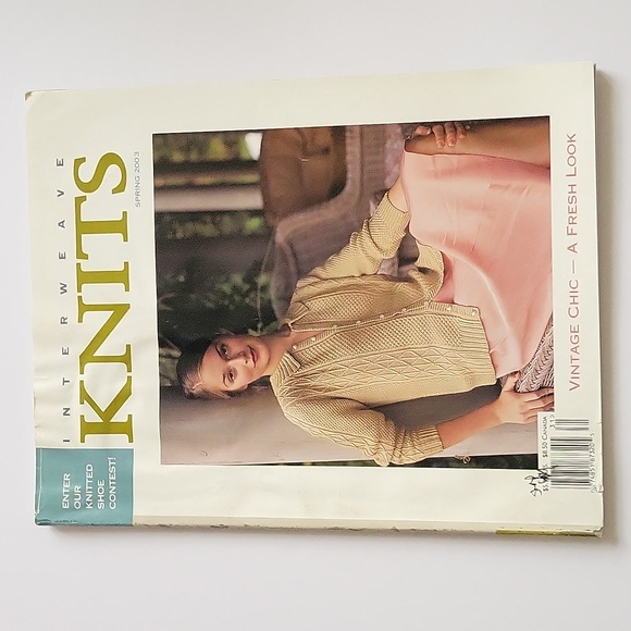 Interweave Knits Magazine Spring 2003 Vintage Chic Patterns - Picture 12 of 12